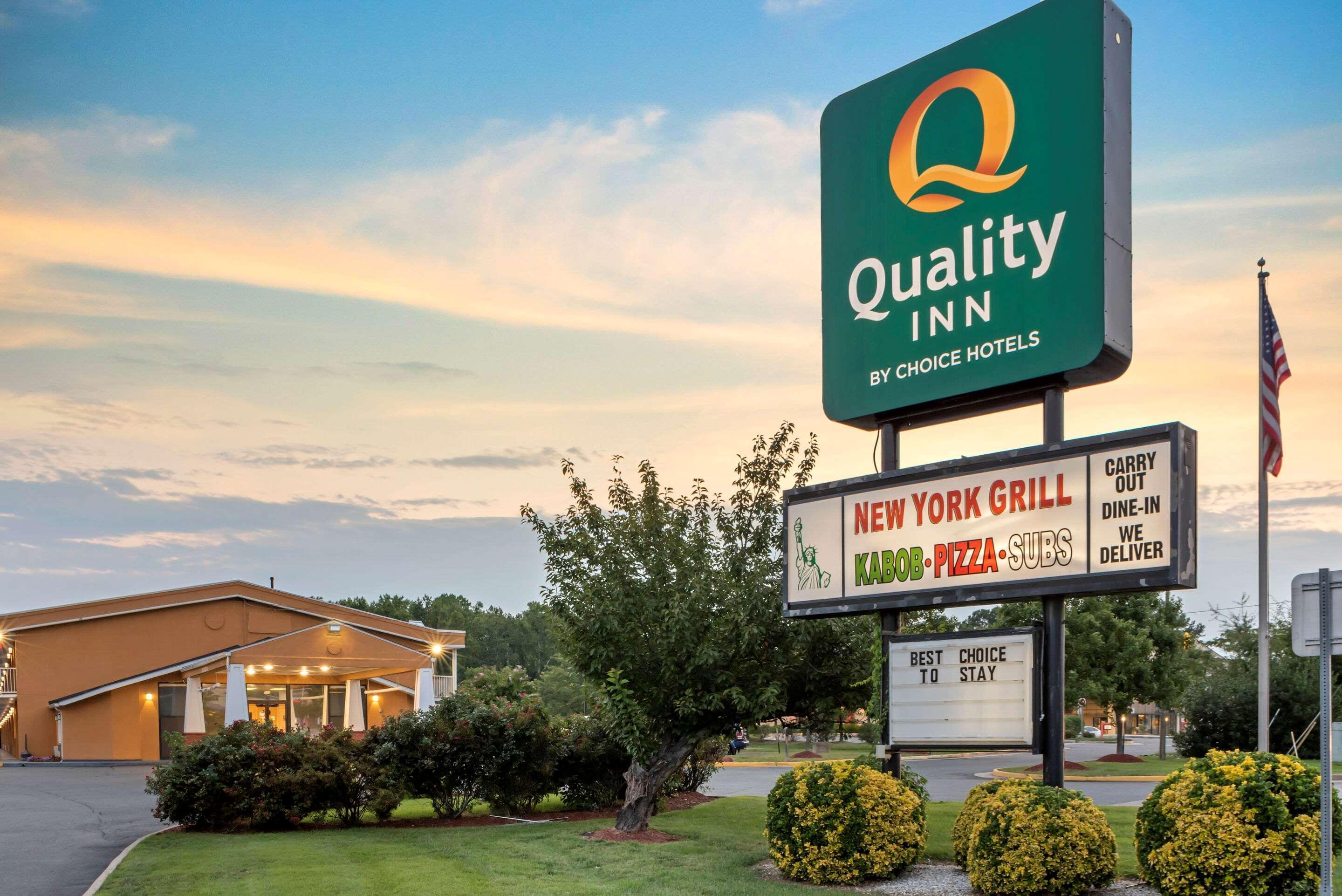 Quality Inn Fredericksburg Near Historic Downtown Esterno foto
